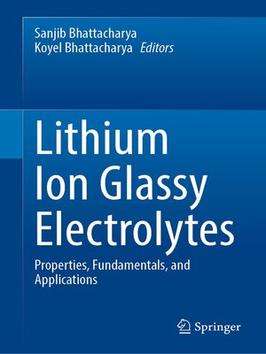 cover image of Lithium Ion Glassy Electrolytes